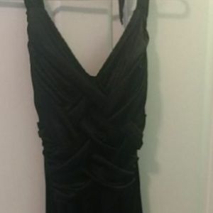 Halter Dress Floor Length Prom Dress Black